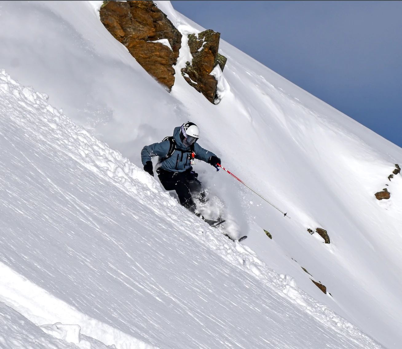 Valentin Spörk skiing – Go Spread co-founder